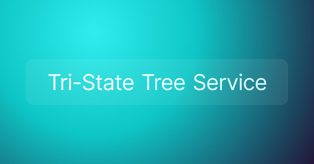 Tri-State Tree Service