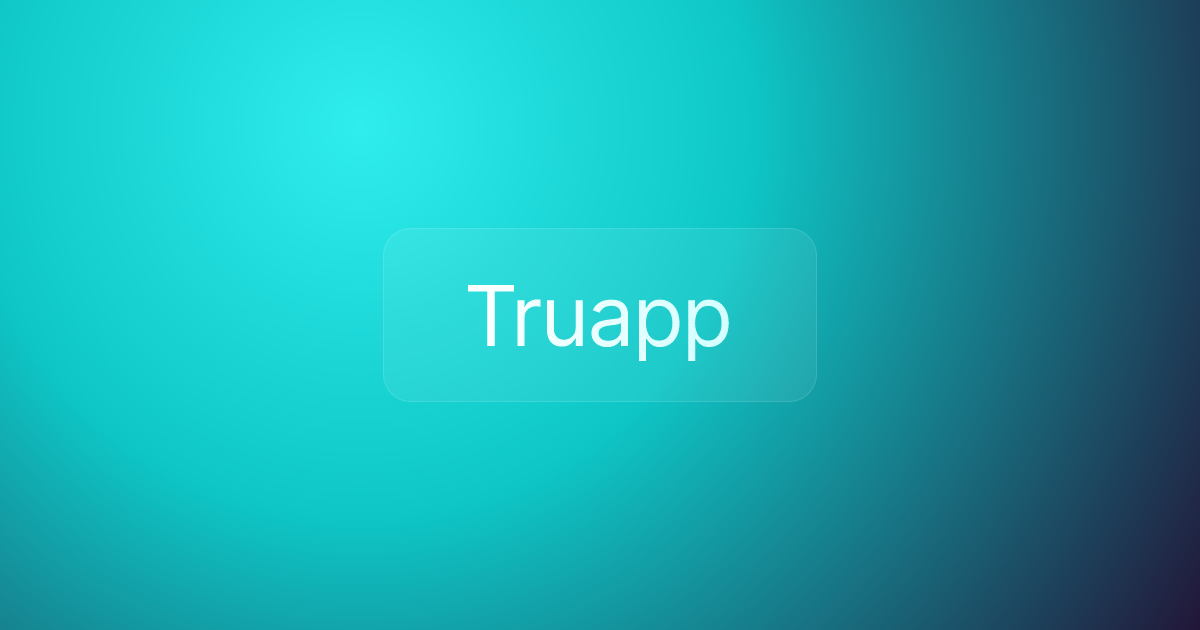 Truapp