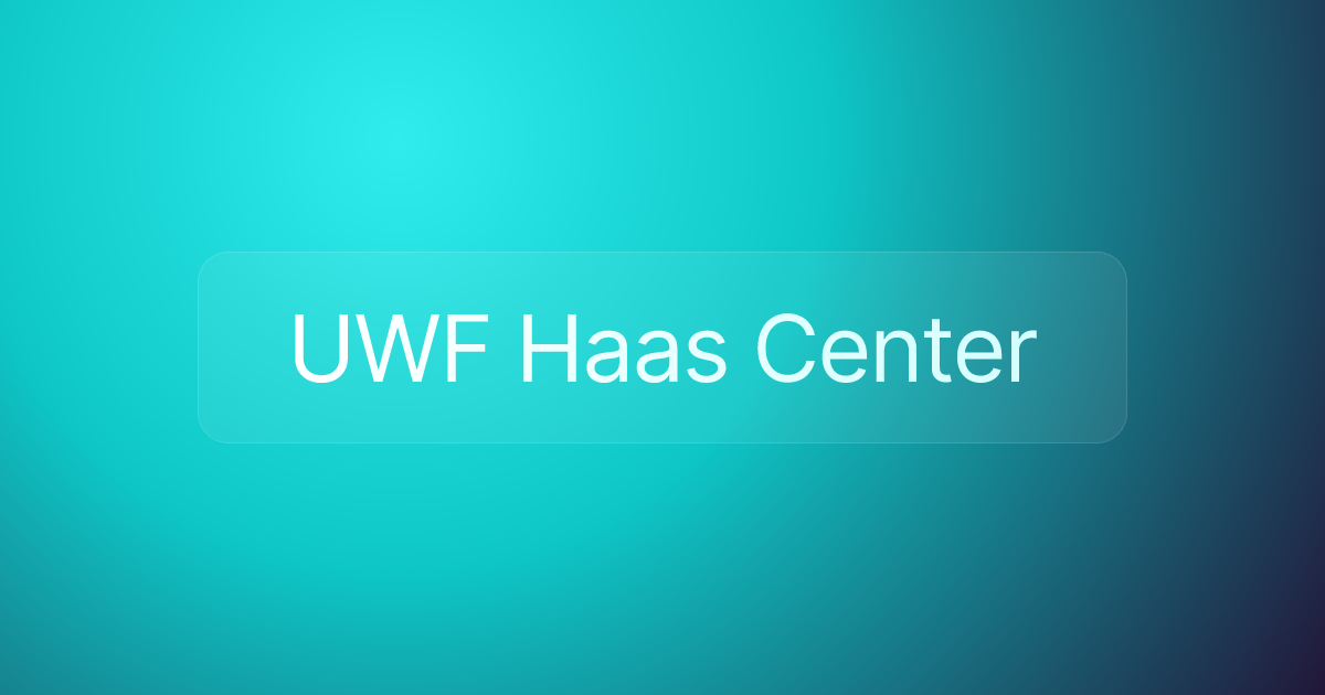 UWF Haas Center