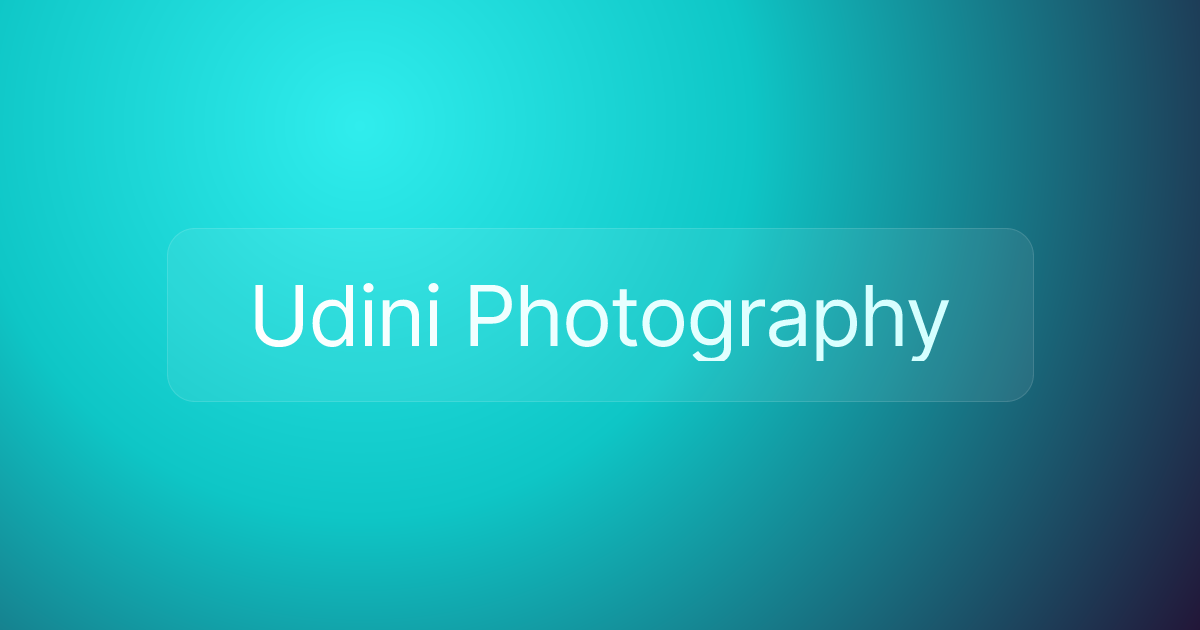 Udini Photography