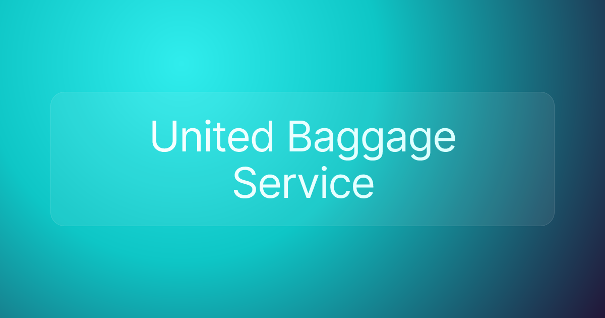 United Baggage Service