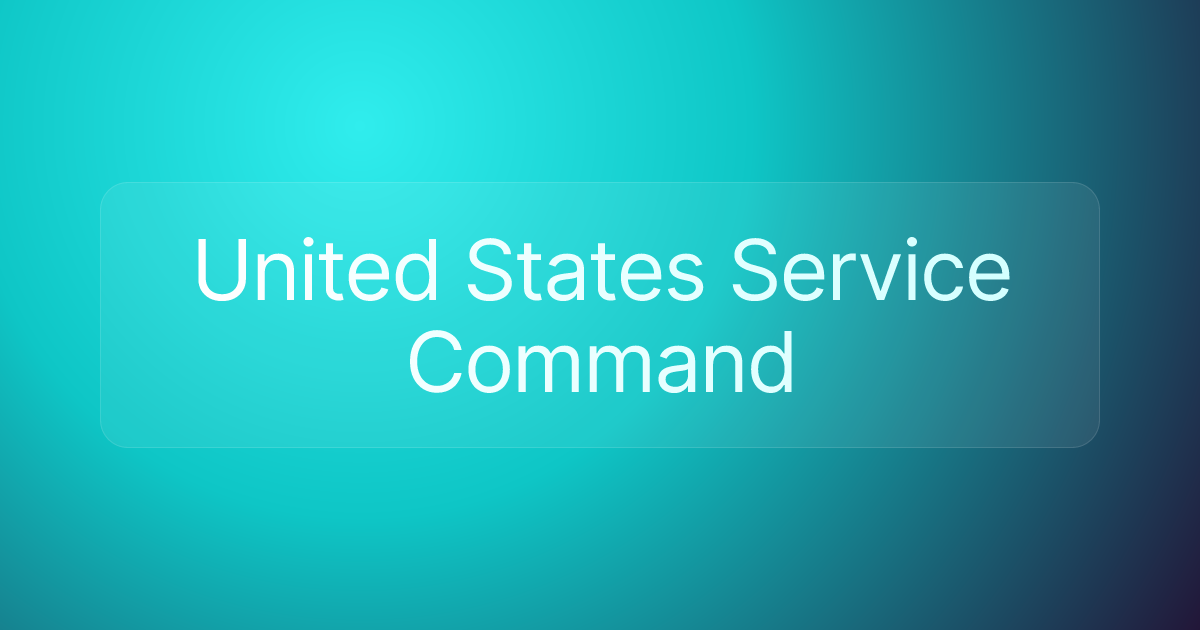 United States Service Command