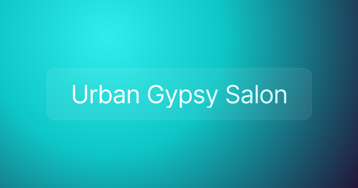 Urban Gypsy Salon
