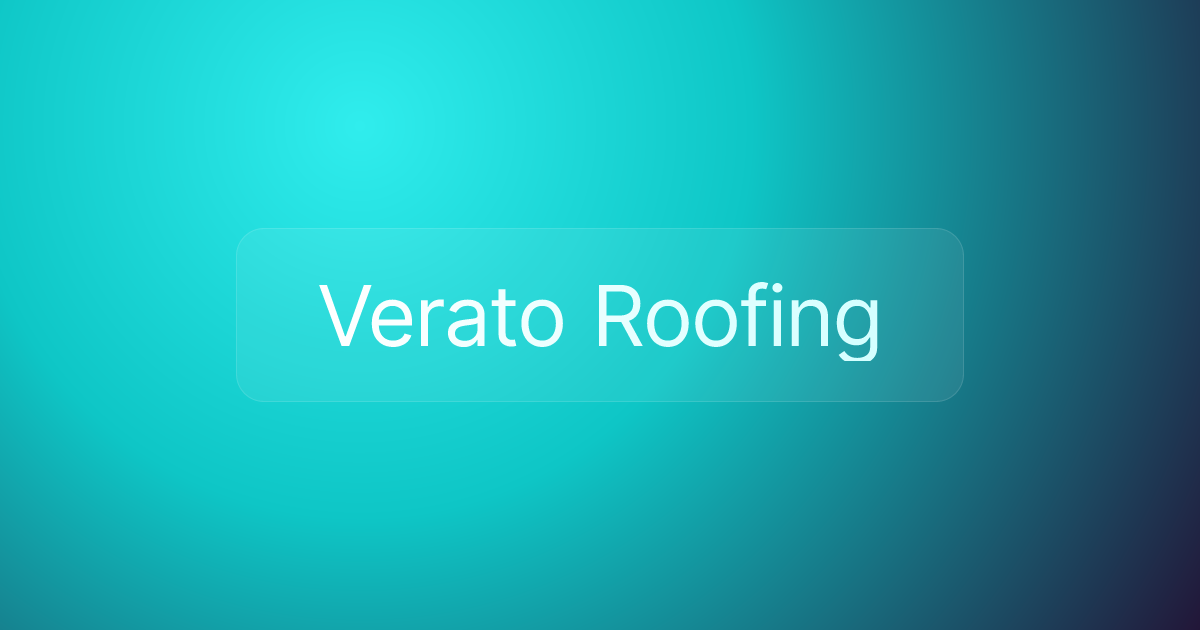 Verato Roofing