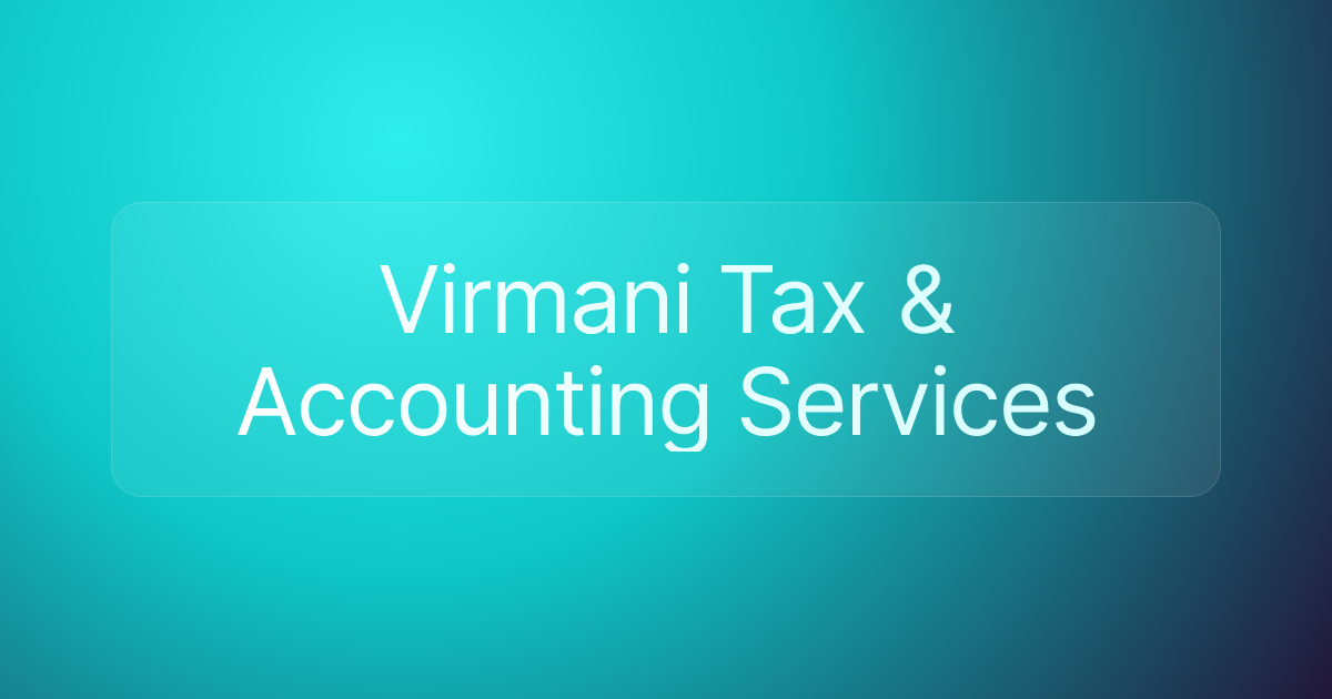 Virmani Tax & Accounting Services