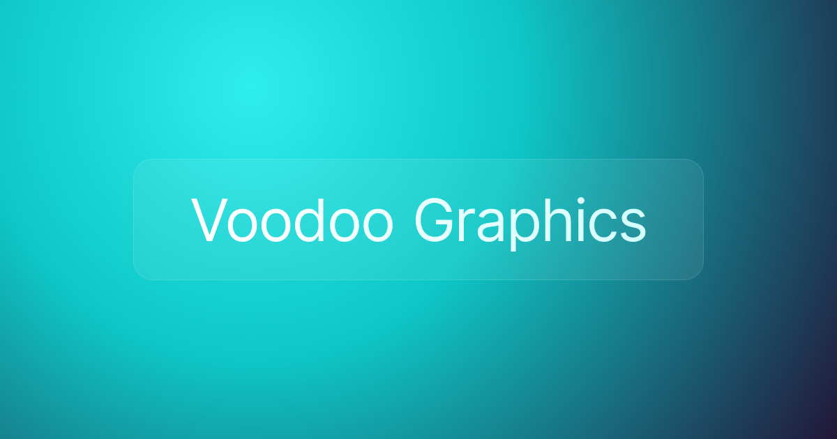 Voodoo Graphics