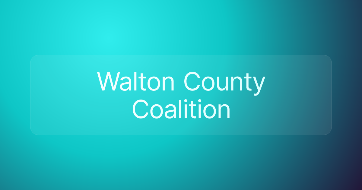 Walton County Coalition