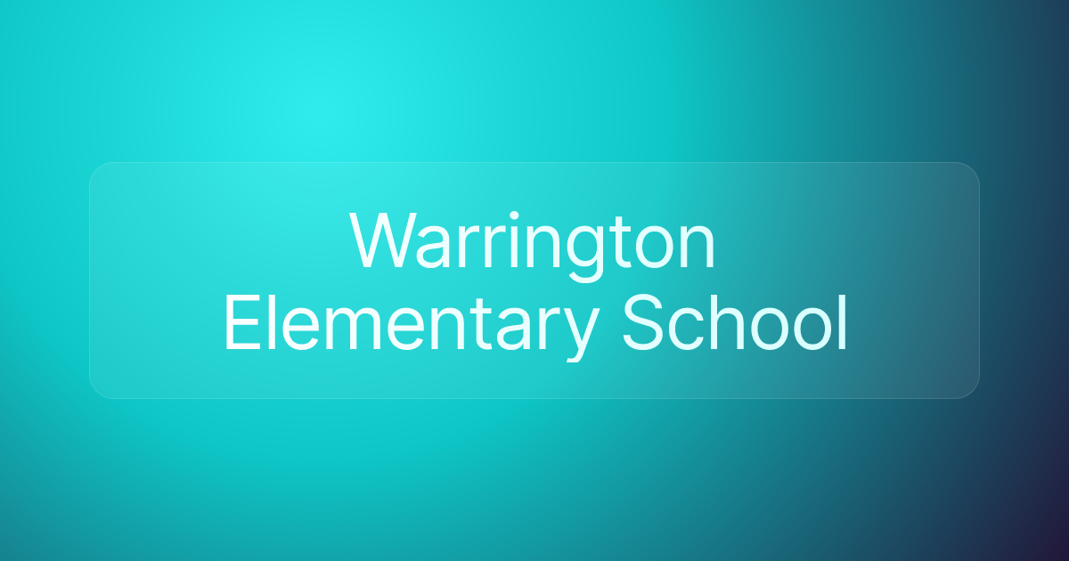 Warrington Elementary School