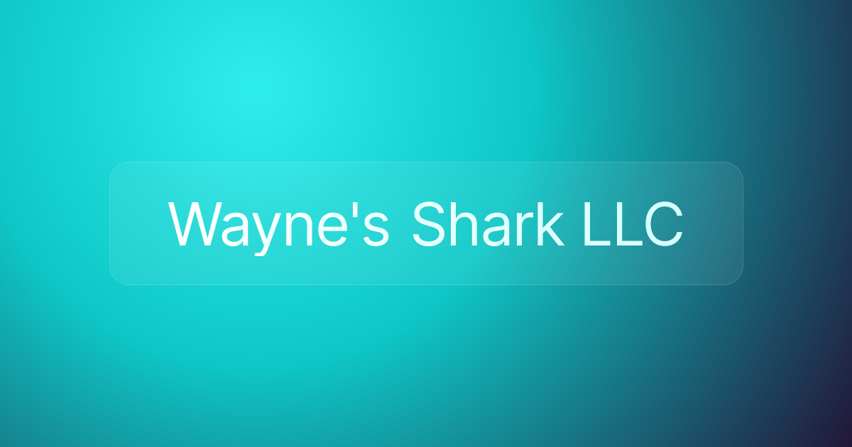 Wayne's Shark LLC