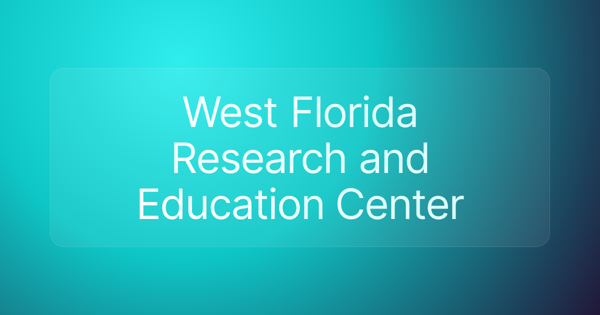 West Florida Research and Education Center