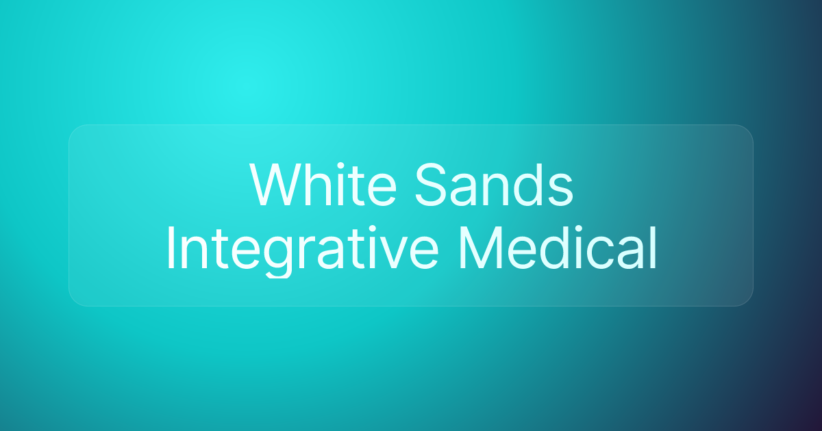 White Sands Integrative Medical