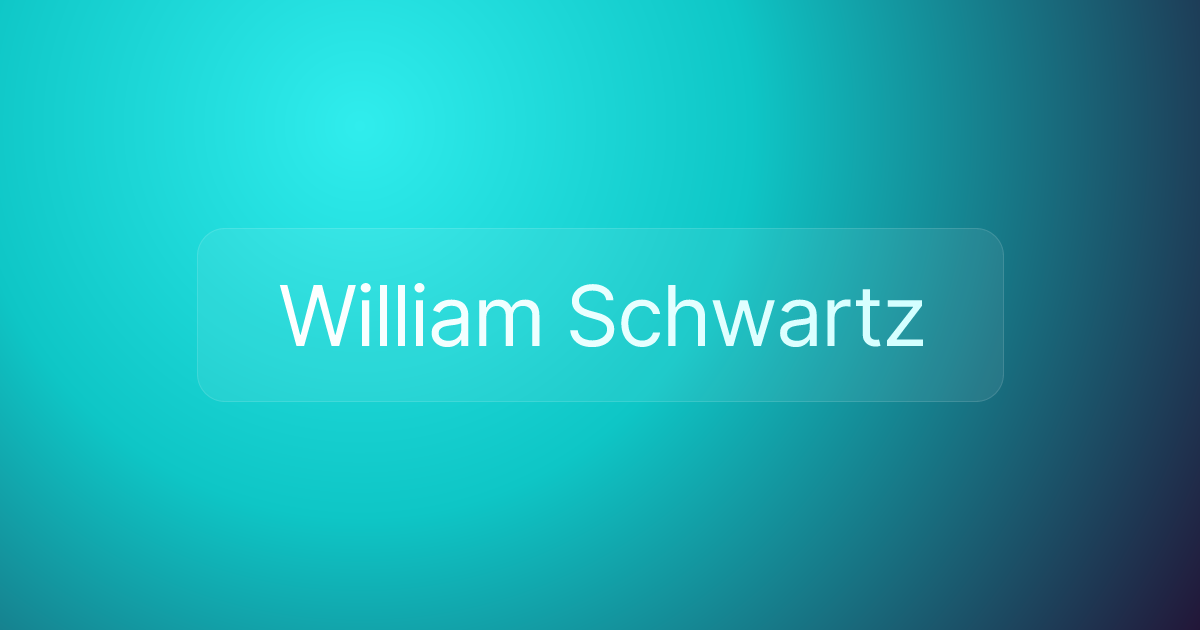 William Schwartz
