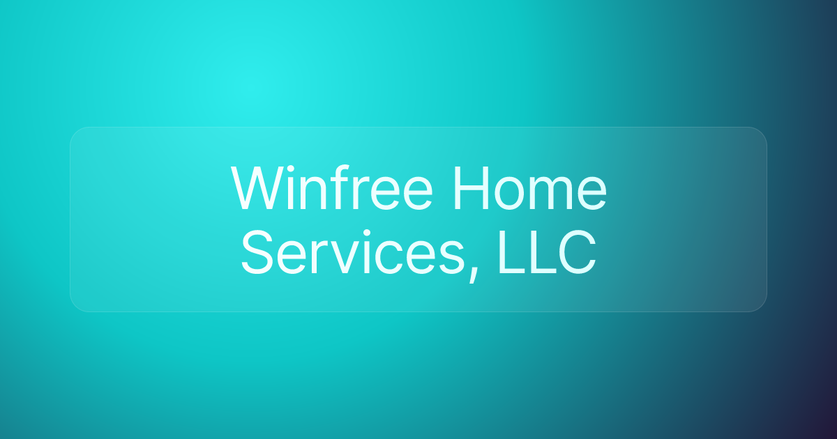 Winfree Home Services, LLC