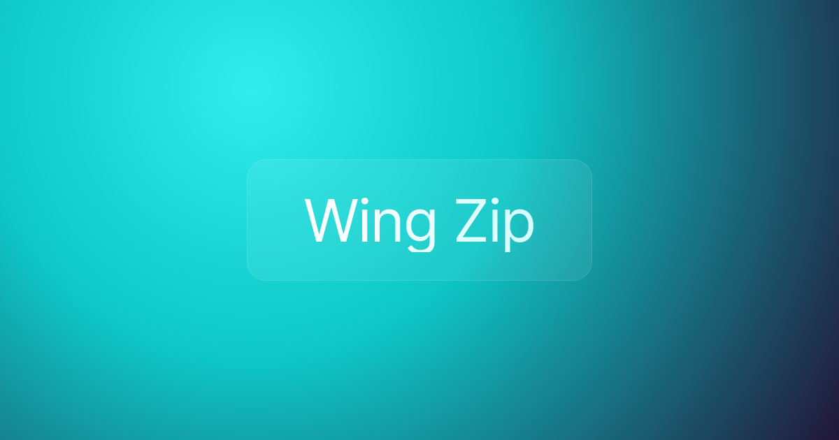 Wing Zip