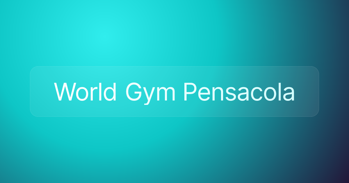 World Gym Pensacola