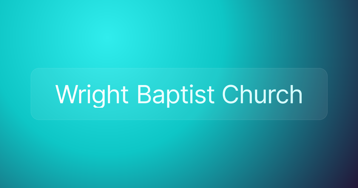 Wright Baptist Church