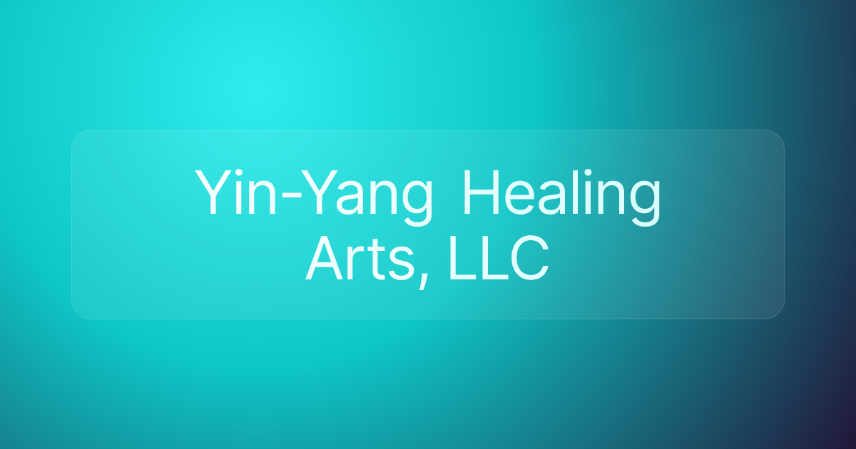 Yin-Yang Healing Arts, LLC